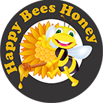 Happy Bees Honey Logo